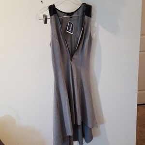 Gray cotton dress